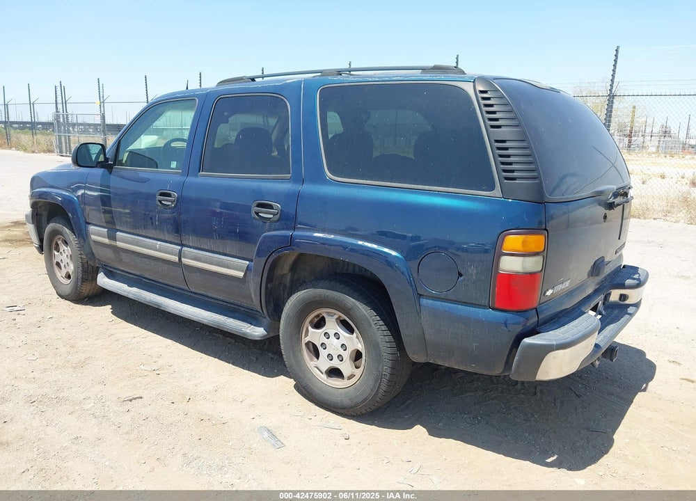 2005 CHEVROLET TAHOE LS VIN: 1GNEK13TX5R209333