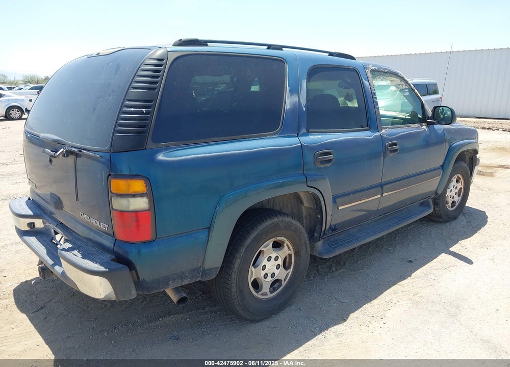 2005 CHEVROLET TAHOE LS VIN: 1GNEK13TX5R209333
