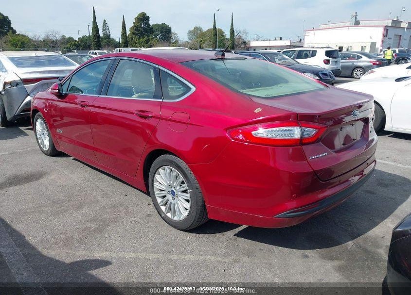 2014 FORD FUSION ENERGI VIN: 3FA6P0PUXER234528