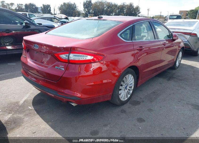 2014 FORD FUSION ENERGI VIN: 3FA6P0PUXER234528