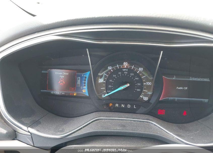 2014 FORD FUSION ENERGI VIN: 3FA6P0PUXER234528