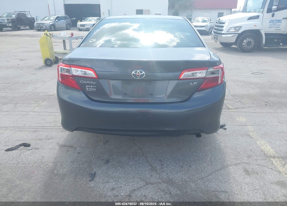 2012 TOYOTA CAMRY LE VIN: 4T1BF1FKXCU192137