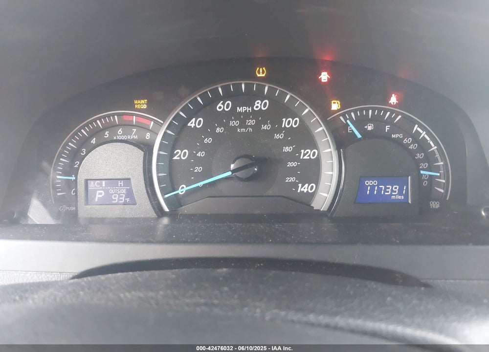 2012 TOYOTA CAMRY LE VIN: 4T1BF1FKXCU192137