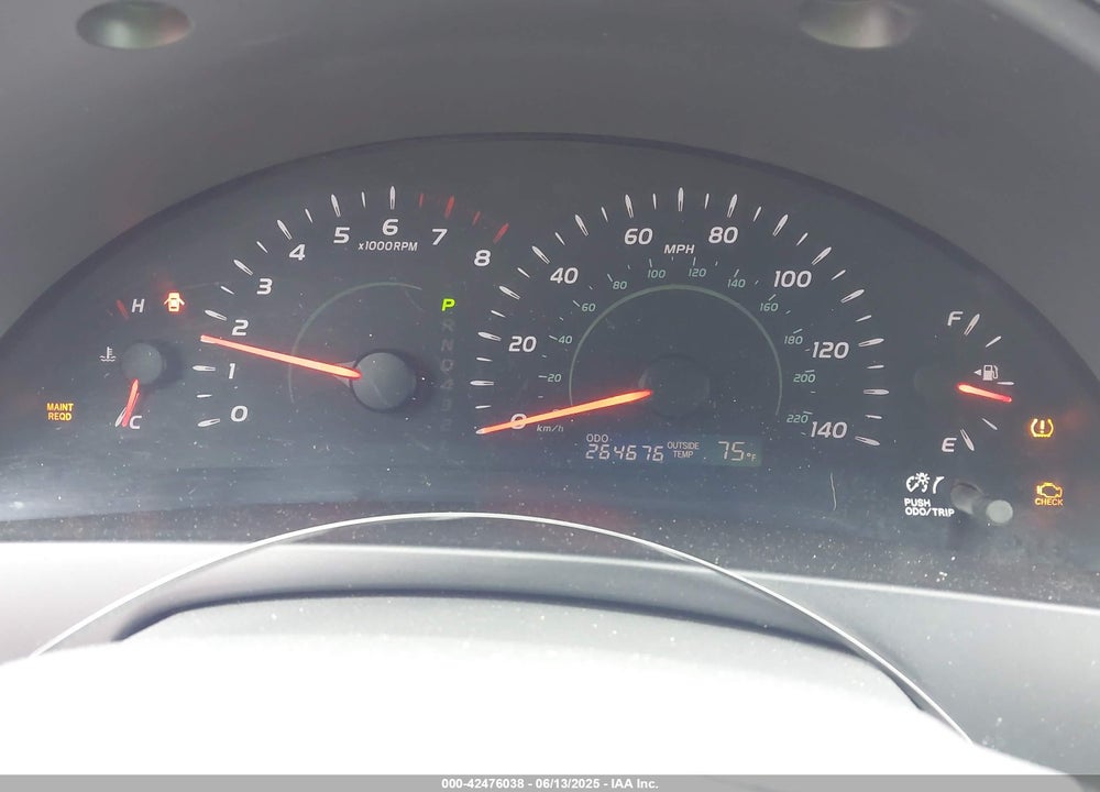 2007 TOYOTA CAMRY VIN: 4T1BE46K37U621872