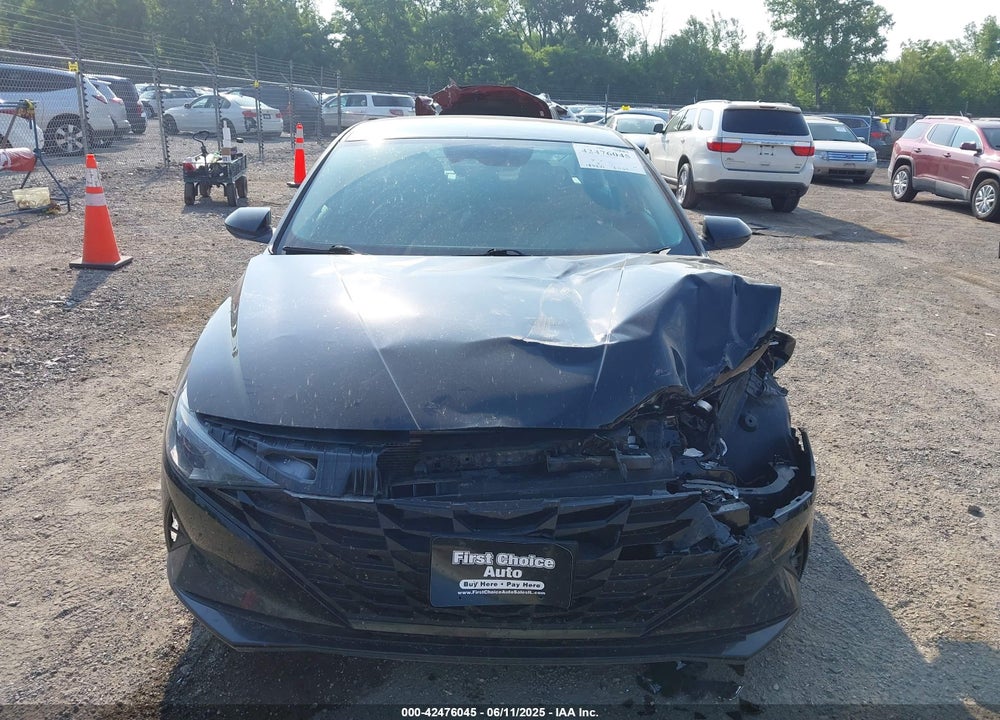 2021 HYUNDAI ELANTRA VIN: 5NPLM4AG6MH007113