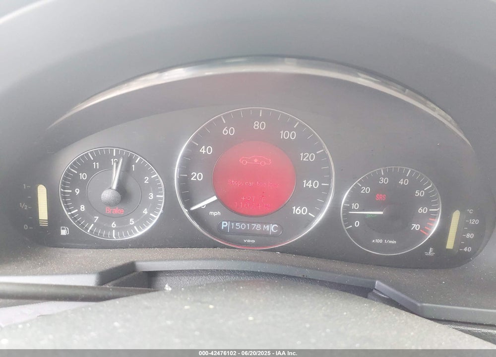 2005 MERCEDES-BENZ E 500 4MATIC VIN: WDBUF83J25X186785