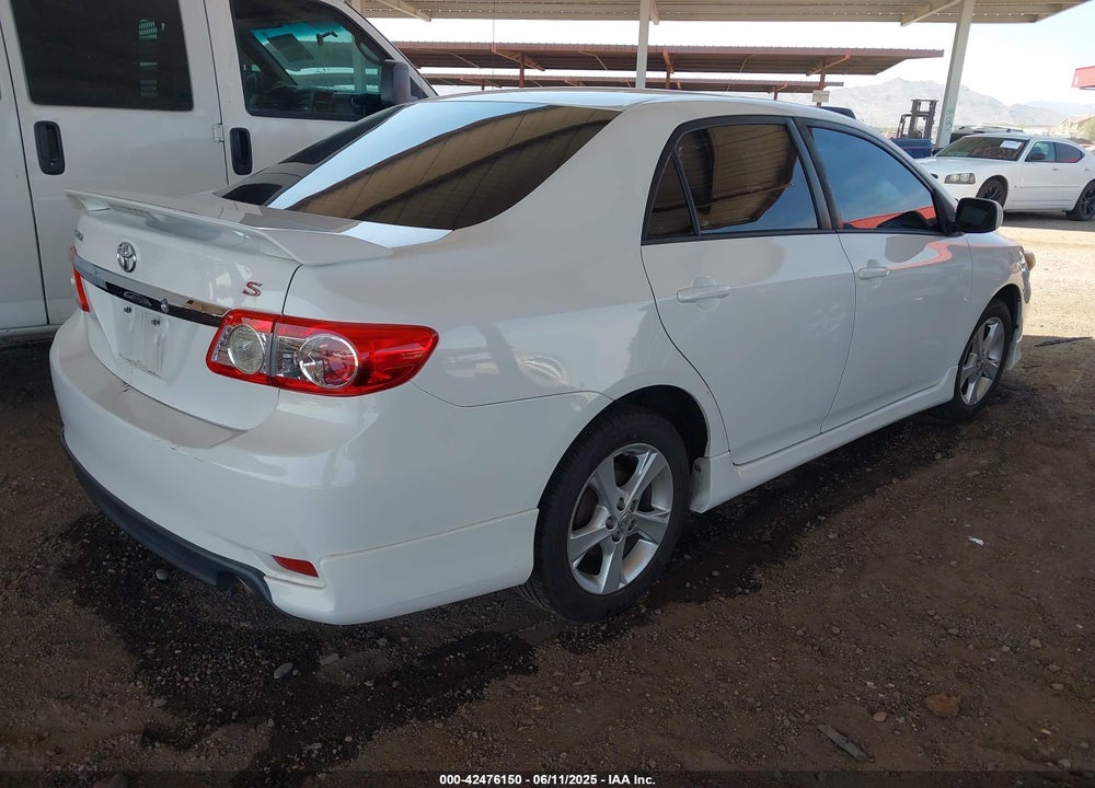 2013 TOYOTA COROLLA S VIN: 5YFBU4EE3DP125031