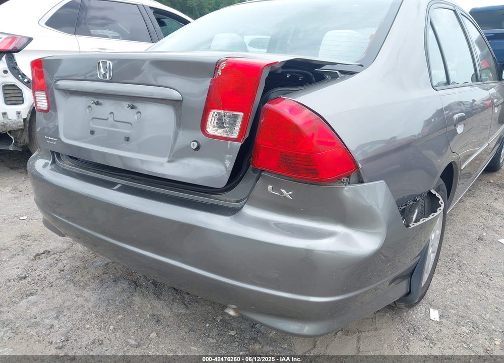 2004 HONDA CIVIC LX VIN: 1HGES15654L013559