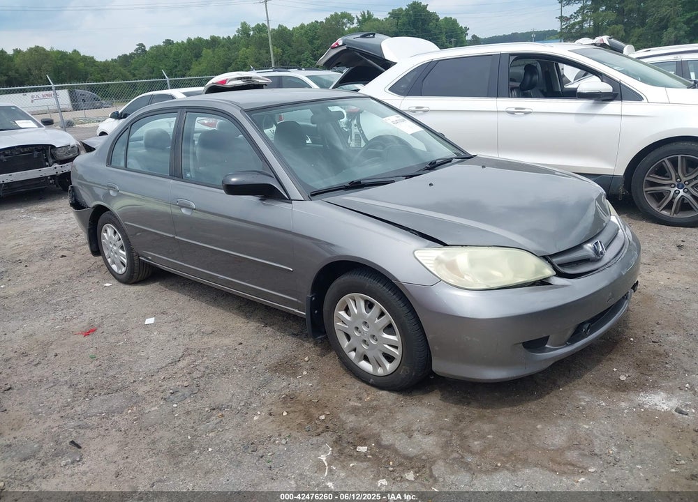 2004 HONDA CIVIC LX VIN: 1HGES15654L013559