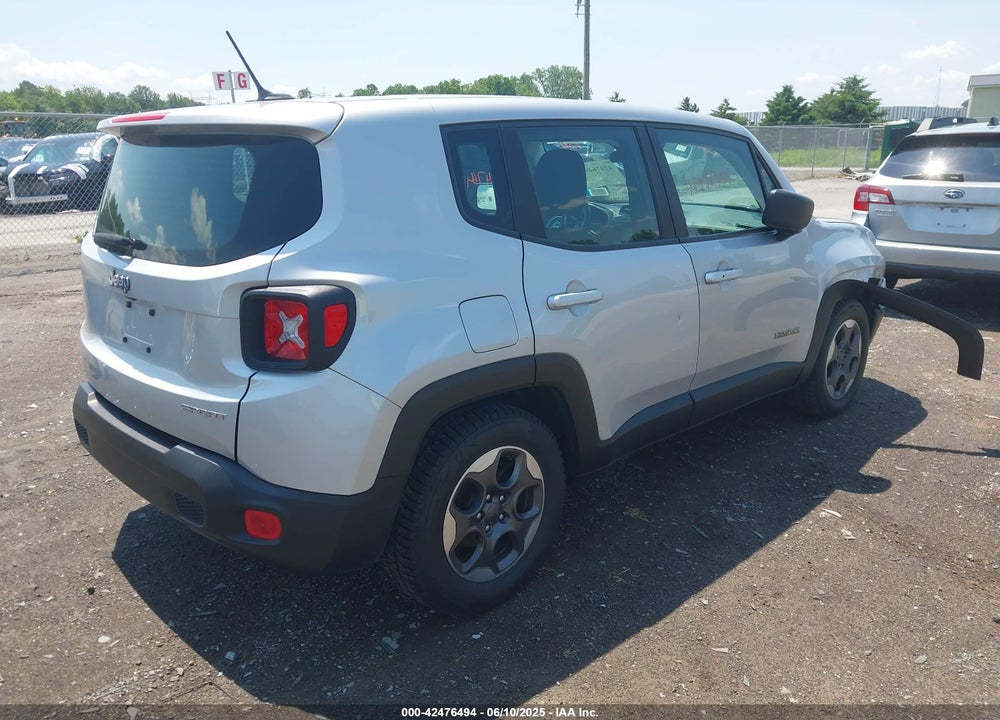2016 JEEP RENEGADE SPORT VIN: ZACCJAAT7GPC78519