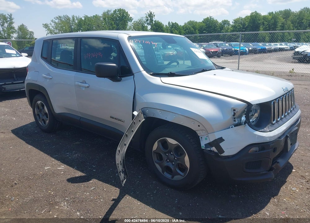 2016 JEEP RENEGADE SPORT VIN: ZACCJAAT7GPC78519