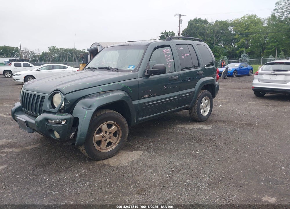 2002 JEEP LIBERTY LIMITED EDITION VIN: 1J4GL58K82W243574