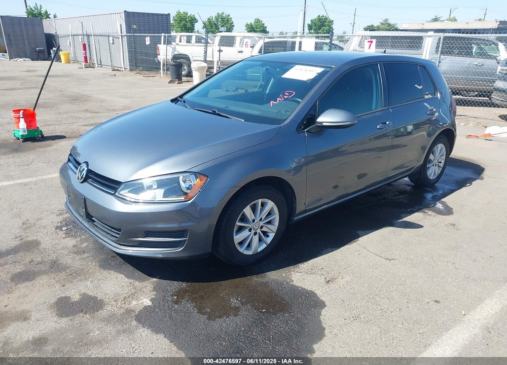 2016 VOLKSWAGEN GOLF VIN: 3VW217AU9GM021997