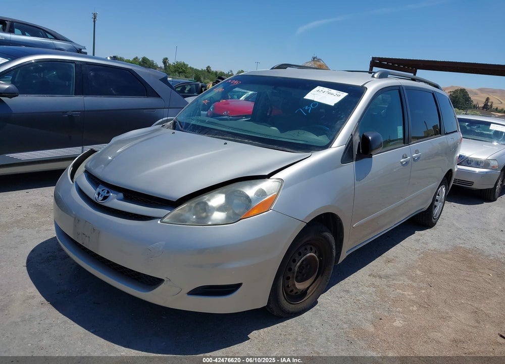 2008 TOYOTA SIENNA LE VIN: 5TDZK23CX8S147308