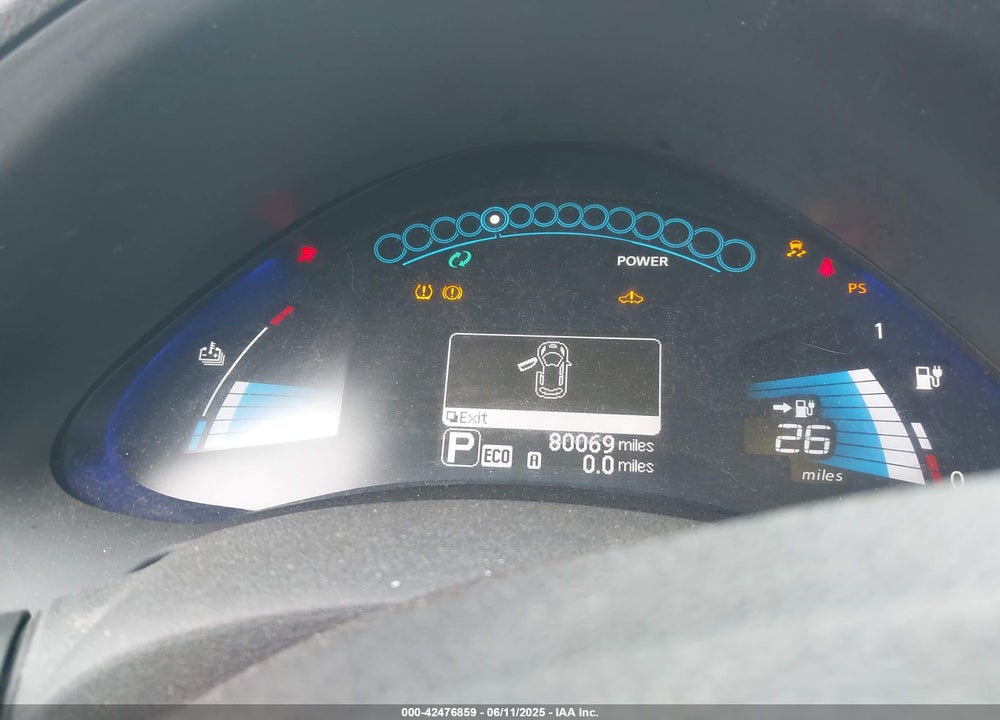 2013 NISSAN LEAF S VIN: 1N4AZ0CP5DC405445