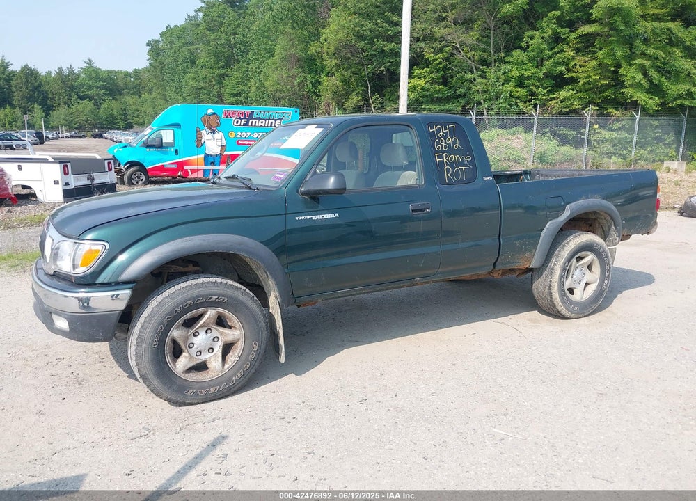 2002 TOYOTA TACOMA VIN: 5TEWM72NX2Z097369
