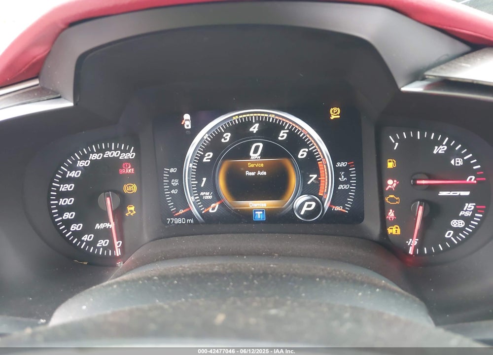 2016 CHEVROLET CORVETTE VIN: 1G1YU2D66G5605051