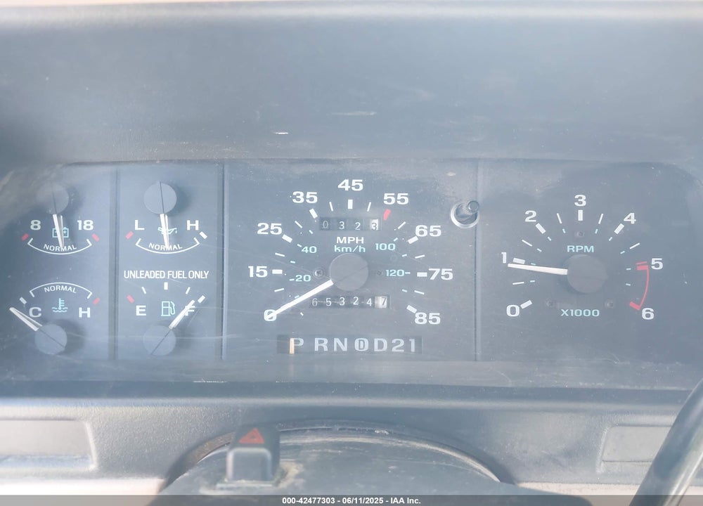 1993 FORD EXPLORER VIN: 1FMDU34X1PUD33031