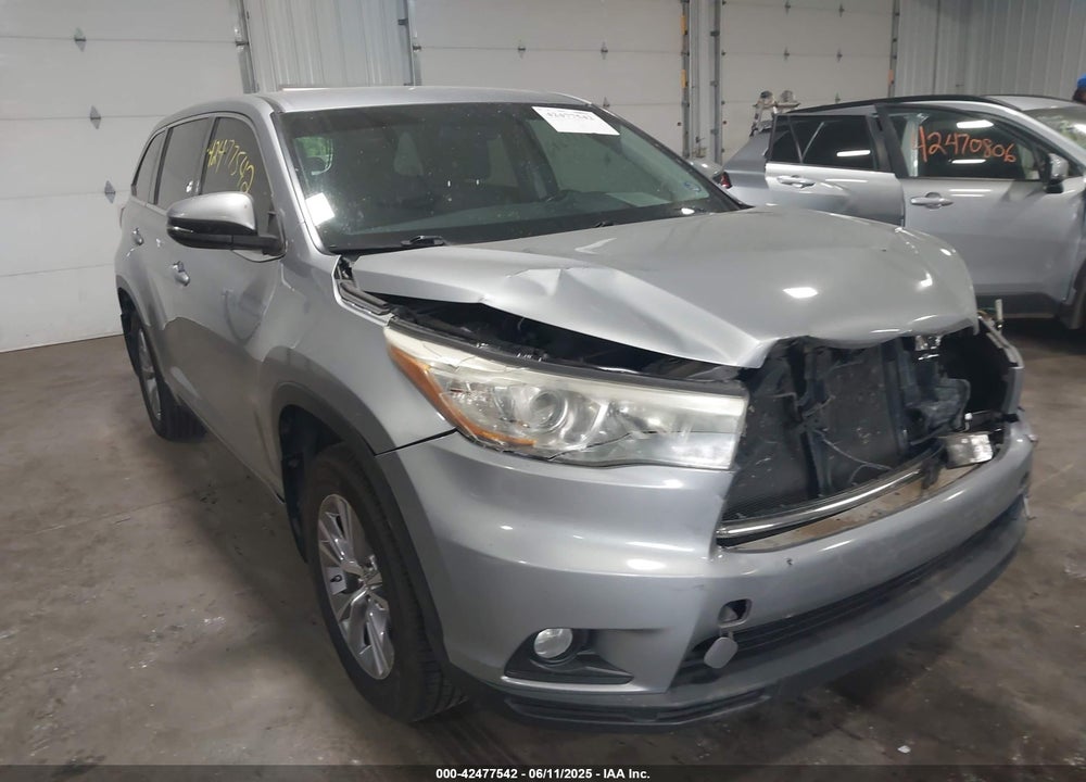 2016 TOYOTA HIGHLANDER VIN: 5TDBKRFH4GS248571