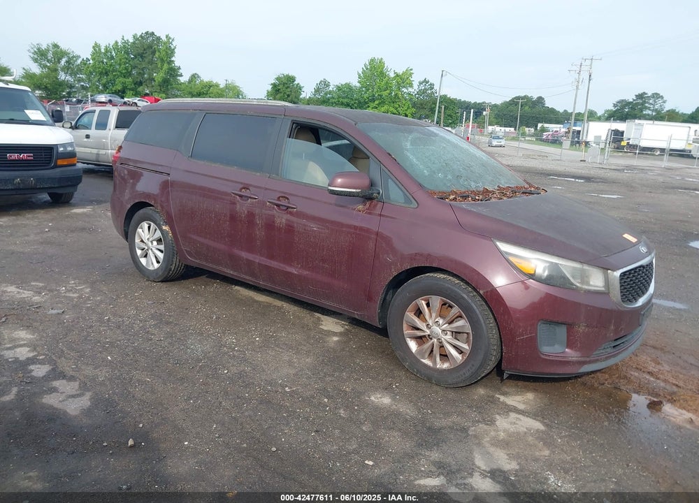 2015 KIA SEDONA LX VIN: KNDMB5C11F6019112
