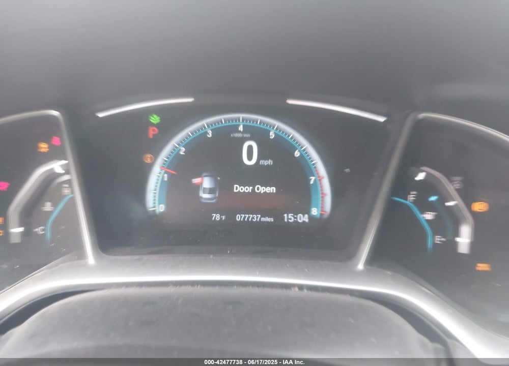 2017 HONDA CIVIC VIN: 2HGFC2F76HH520634