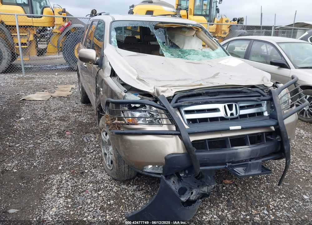 2007 HONDA PILOT EX-L VIN: 5FNYF28587B011515