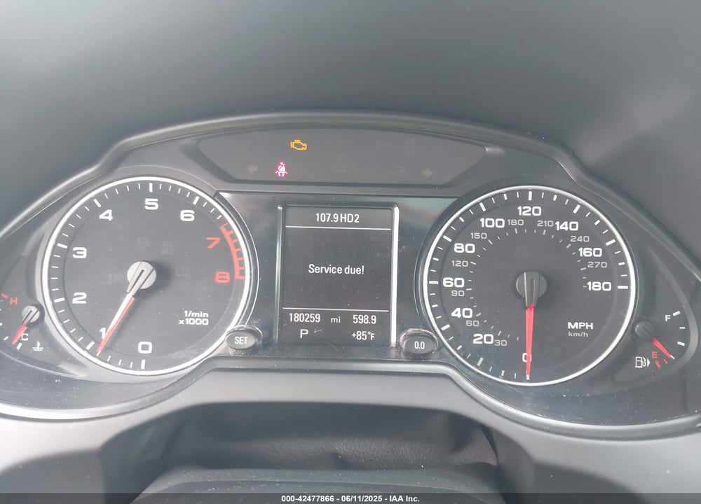 2012 AUDI Q5 2.0T PREMIUM VIN: WA1LFAFPXCA138885