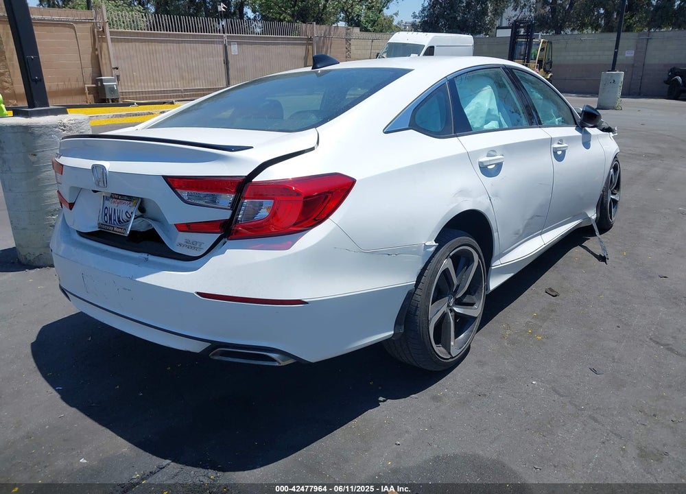 2021 HONDA ACCORD SPORT 2.0T VIN: 1HGCV2F34MA020104