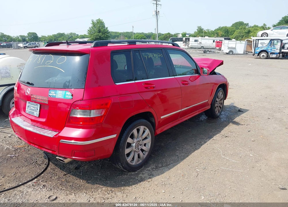 2011 MERCEDES-BENZ GLK VIN: WDCGG5GB9BF550578