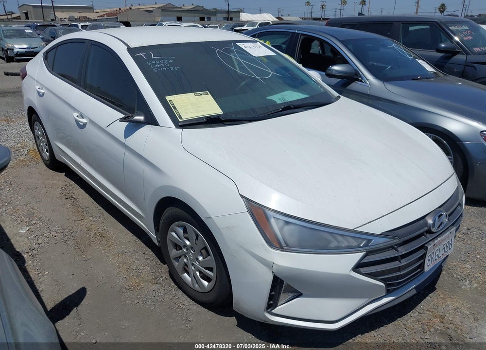 2019 HYUNDAI ELANTRA SE VIN: 5NPD74LF4KH449143