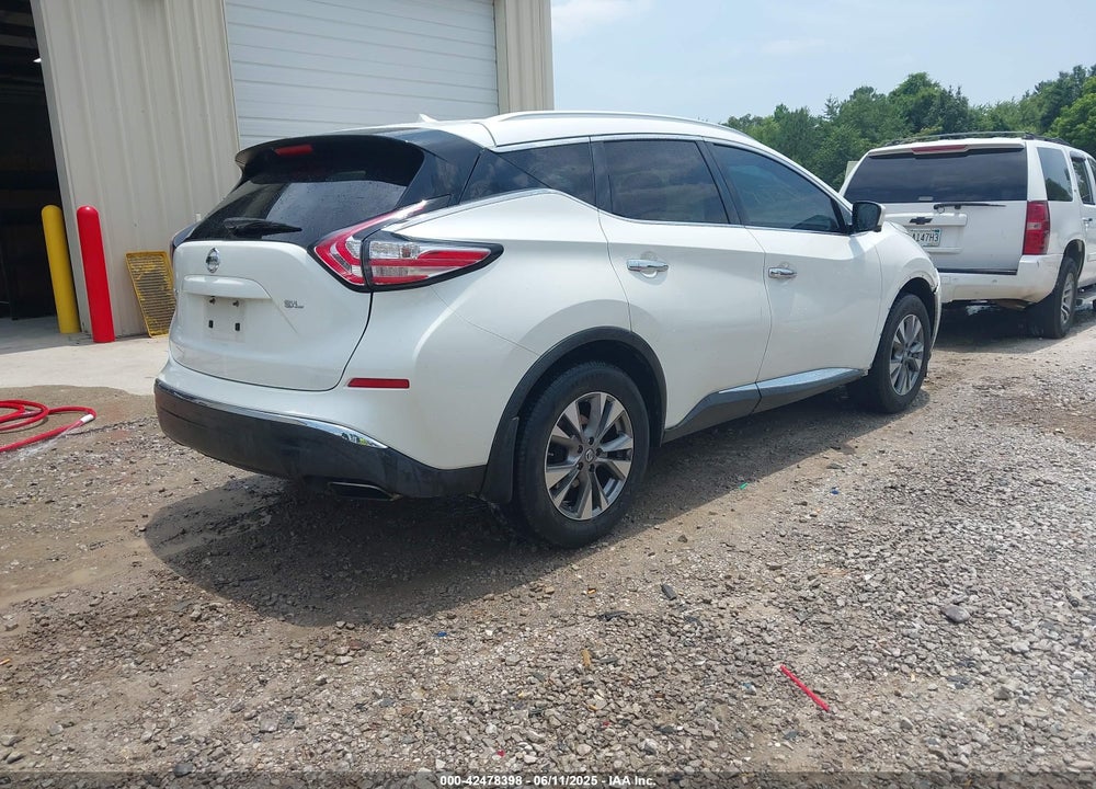 2015 NISSAN MURANO SL VIN: 5N1AZ2MG6FN258074