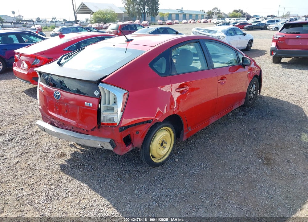 2011 TOYOTA PRIUS TWO VIN: JTDKN3DU8B0278916