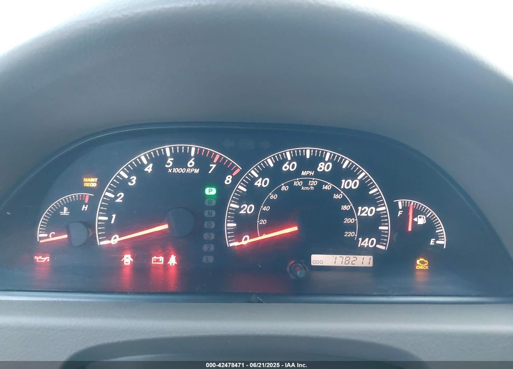2006 TOYOTA CAMRY VIN: 4T1BE32K66U701813