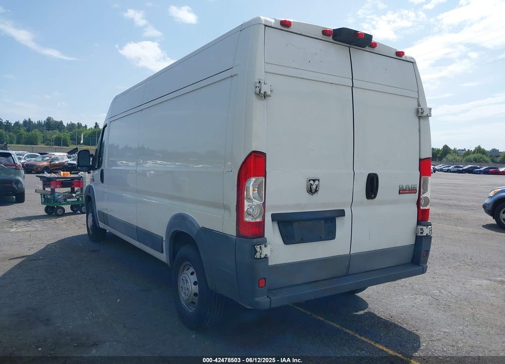 2016 RAM PROMASTER 3500 HIGH ROOF VIN: 3C6URVHGXGE107216