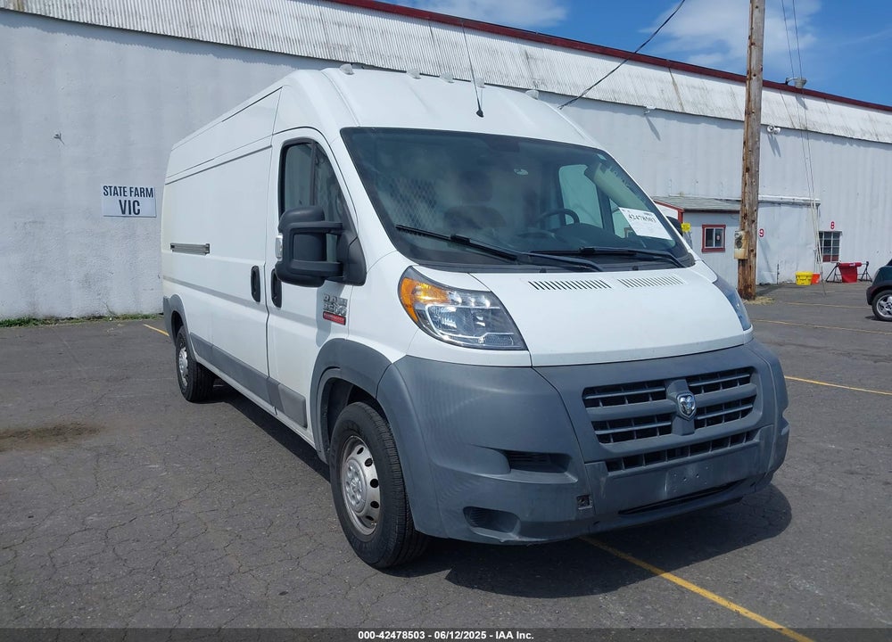 2016 RAM PROMASTER 3500 HIGH ROOF VIN: 3C6URVHGXGE107216