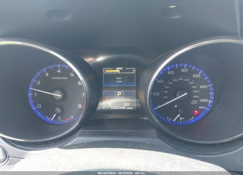 2016 SUBARU OUTBACK 2.5I PREMIUM VIN: 4S4BSACC3G3361144