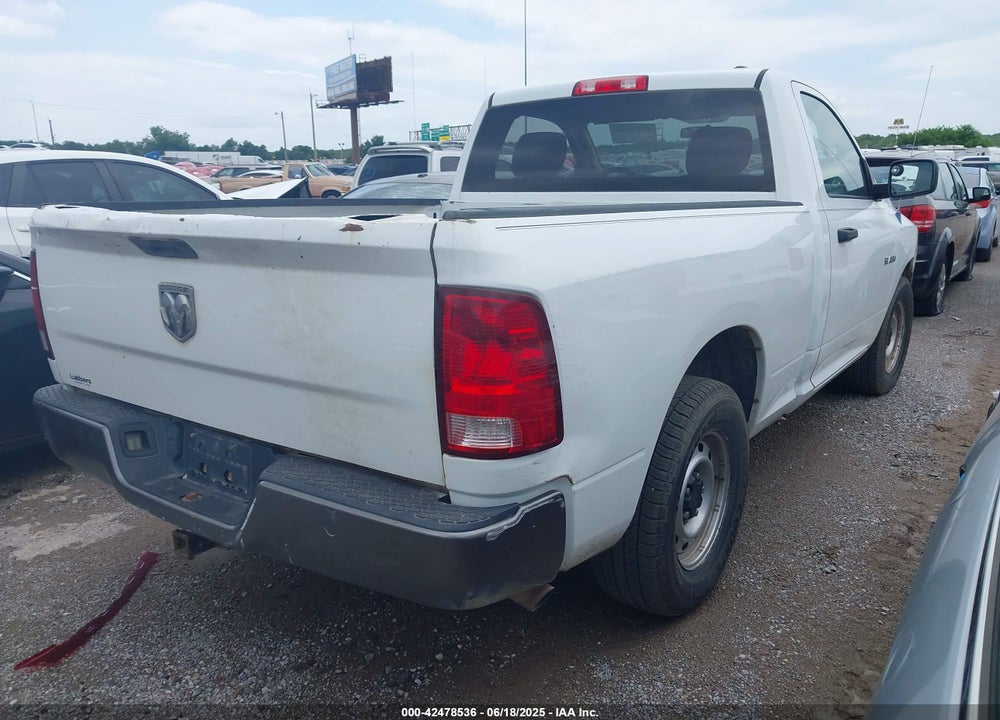 2010 DODGE RAM 1500 VIN: 3D7JB1EK2AG105186