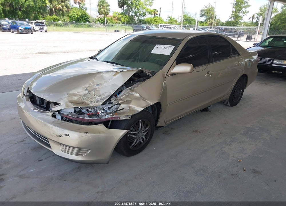2006 TOYOTA CAMRY LE VIN: 4T1BE32K86U737115