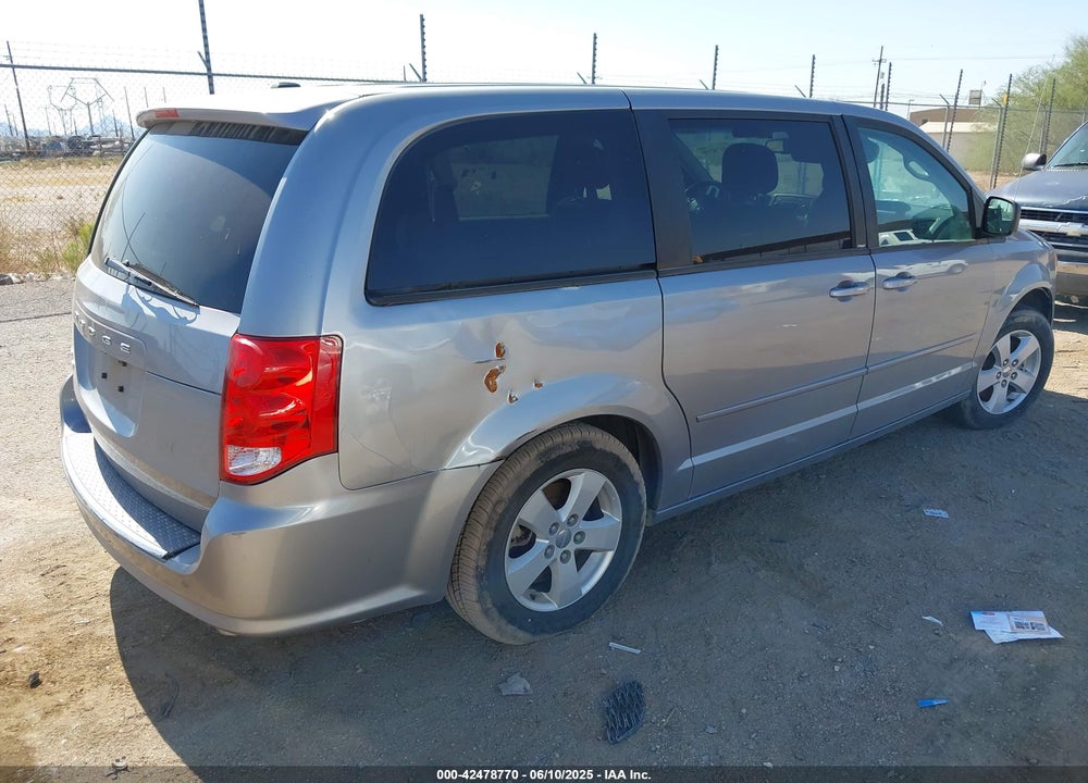 2013 DODGE GRAND CARAVAN SE VIN: 2C4RDGBG1DR643385