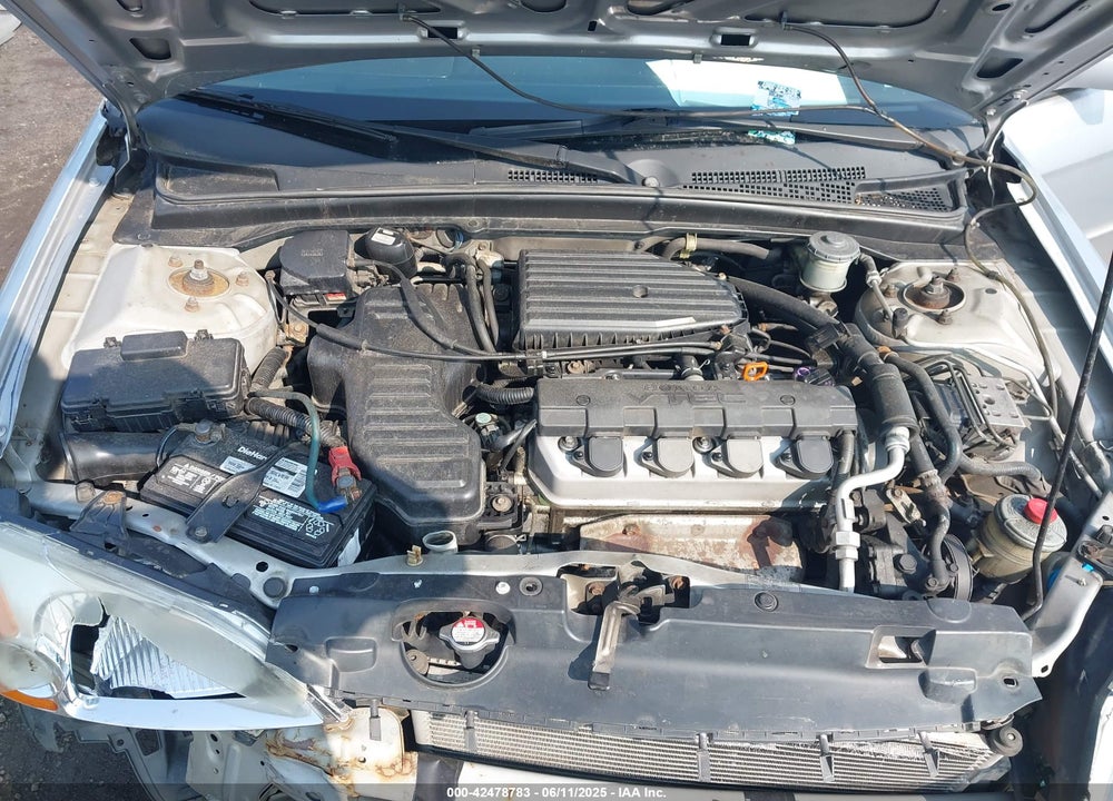 2002 HONDA CIVIC EX VIN: 2HGES26762H608332