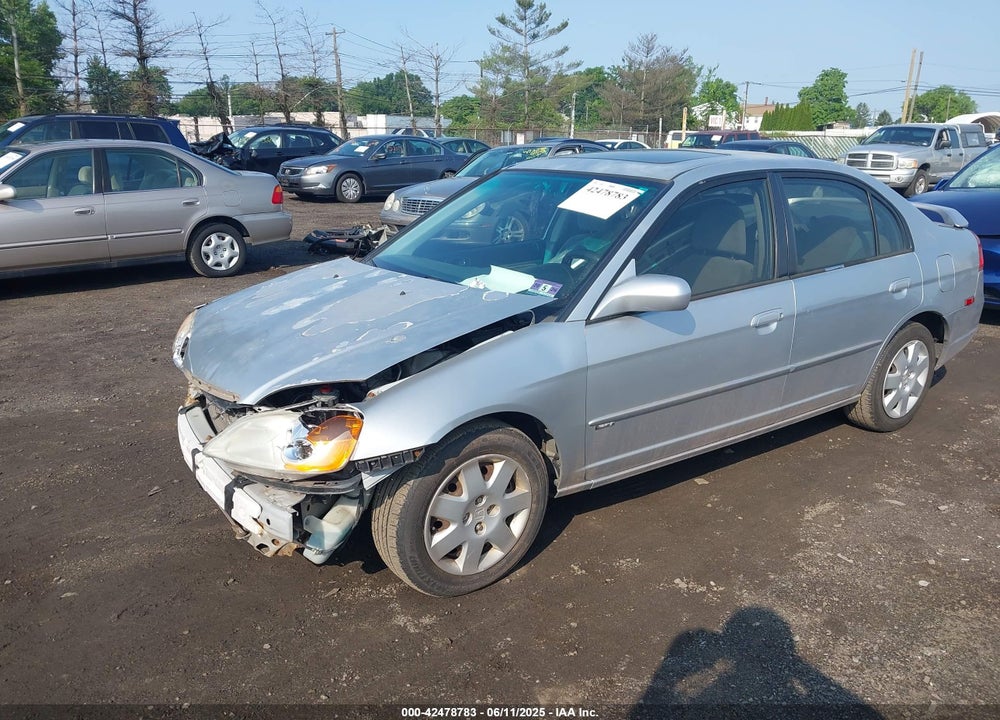 2002 HONDA CIVIC EX VIN: 2HGES26762H608332