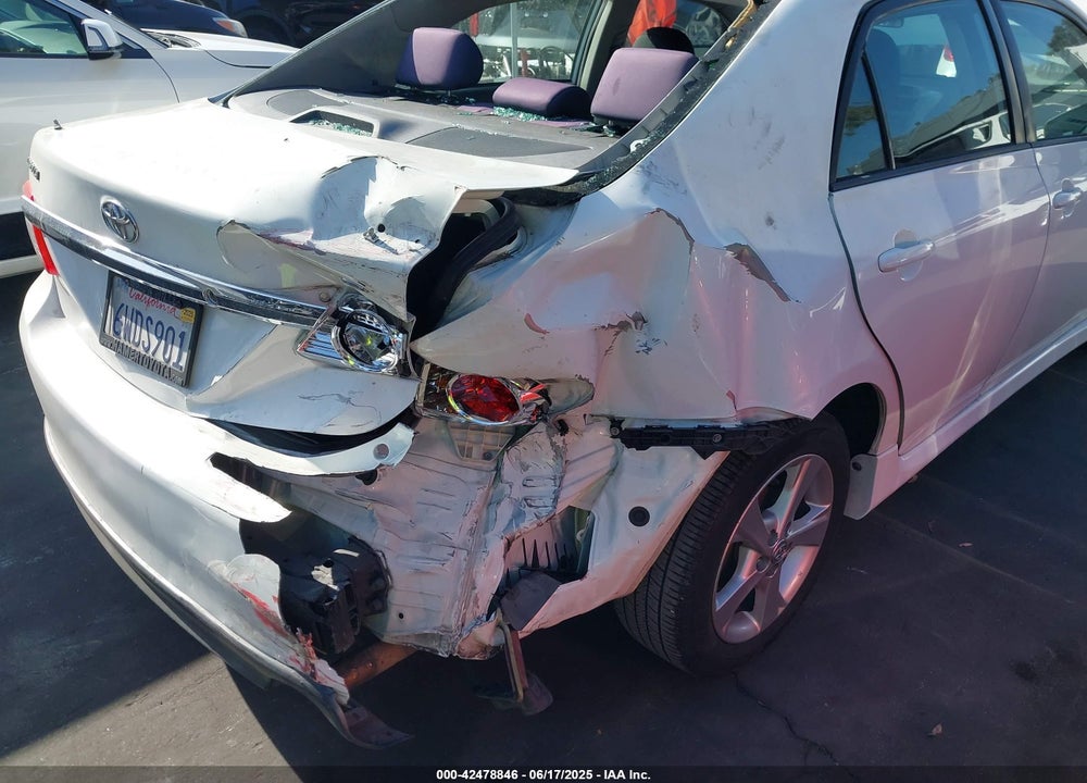 2012 TOYOTA COROLLA VIN: 5YFBU4EE3CP020987