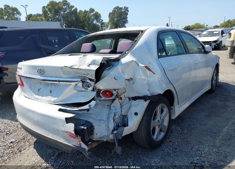 2012 TOYOTA COROLLA VIN: 5YFBU4EE3CP020987
