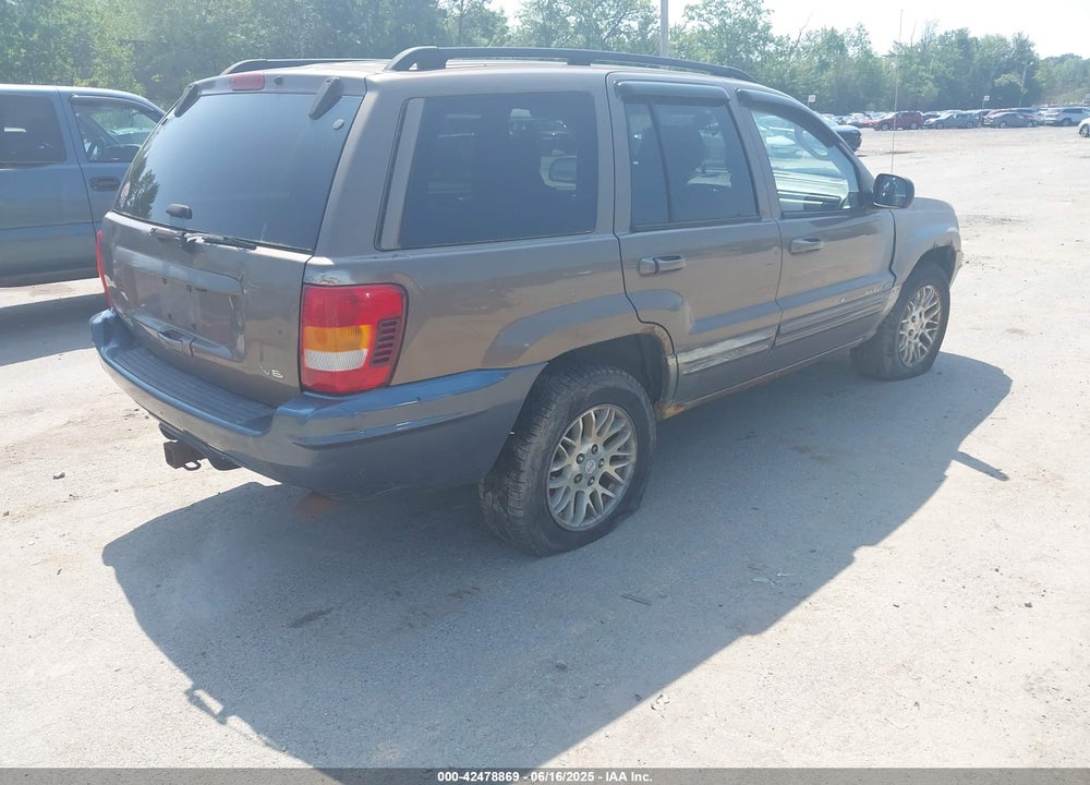 2002 JEEP GRAND CHEROKEE LIMITED VIN: 1J8GW58N62C213751