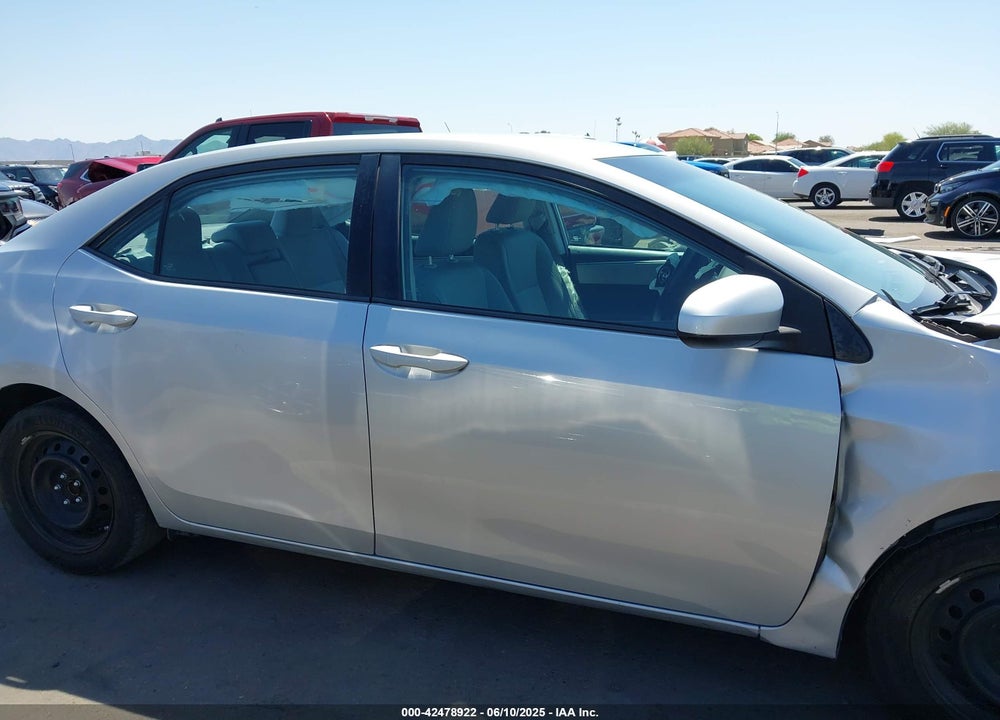 2016 TOYOTA COROLLA LE VIN: 2T1BURHE3GC599462