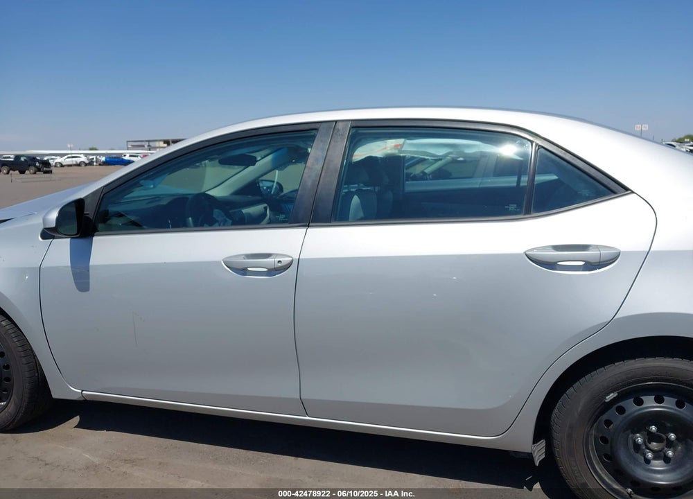 2016 TOYOTA COROLLA LE VIN: 2T1BURHE3GC599462