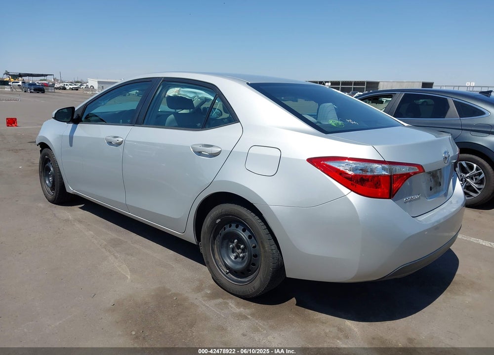 2016 TOYOTA COROLLA LE VIN: 2T1BURHE3GC599462