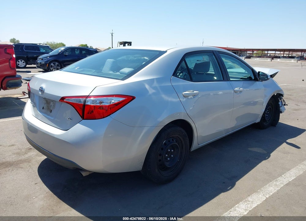 2016 TOYOTA COROLLA LE VIN: 2T1BURHE3GC599462