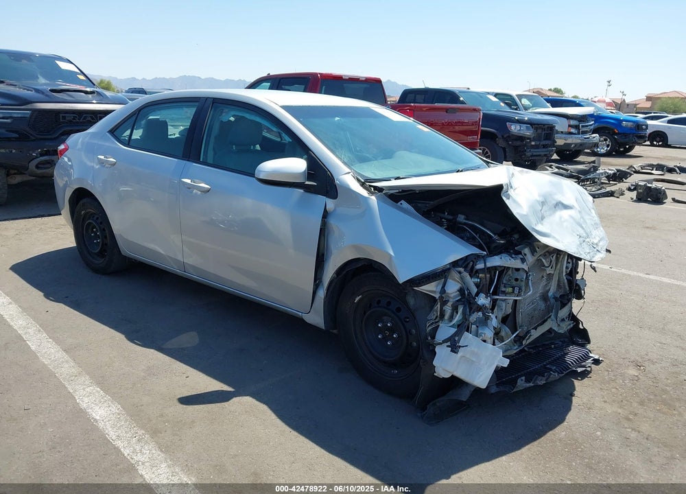 2016 TOYOTA COROLLA LE VIN: 2T1BURHE3GC599462