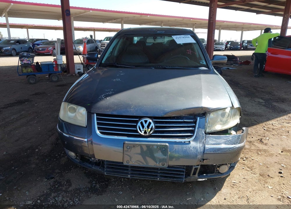 2002 VOLKSWAGEN PASSAT VIN: WVWRH63B22P348991
